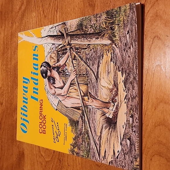 Ojibwa Indians Coloring Book - Picture 1 of 9